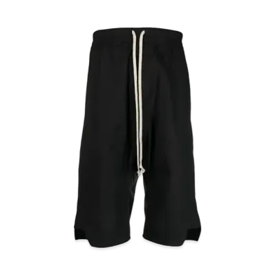 RICK OWENS Drawstring Half Pants "Black"