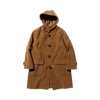 BEAMS Duffle Coat Herringbone "Camel"