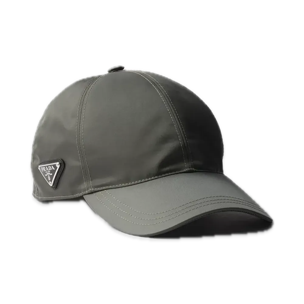 PRADA Re-Nylon Baseball Cap "Khaki"