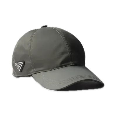 PRADA Re-Nylon Baseball Cap "Khaki"
