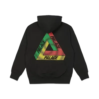 PALACE Swirl Tri-Ferg Hood "Black"