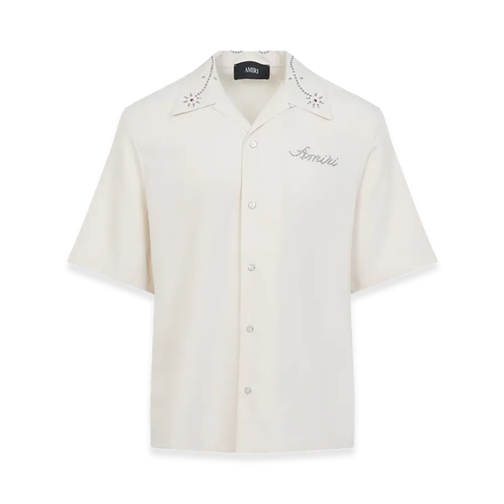 AMIRI Studded Camp Shirt "White"