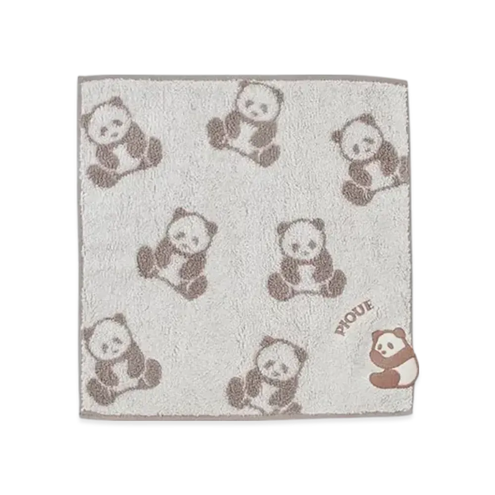 GELATO PIQUE Panda Hand Towel "Off White"