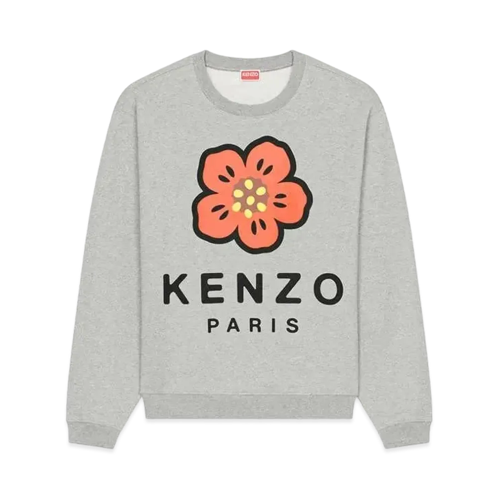 KENZO 'BOKE FLOWER' Sweat "Pearl Grey"