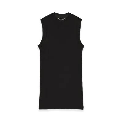 AURALEE Women's Super High Gauge Sheer Rib Tank Top "Black"