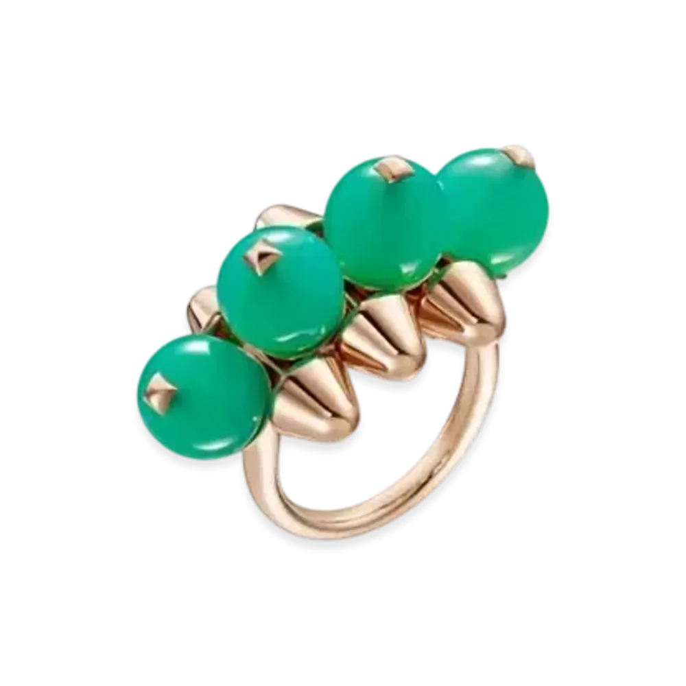 Cartier Clash de Cartier Ring "Pink Gold/Chrysoprase"