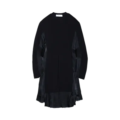 TOGA VIRILIS Cotton Jersey Dress "Black" TP242-JH238