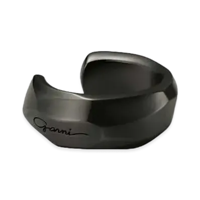 GARNI Crockery Ring Ear Cuff "BLACK"