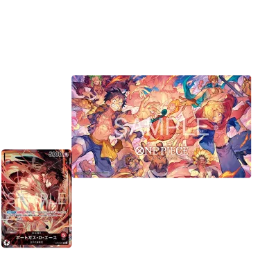 ONE PIECE Card Game Official Playmat Flame-Flame Fruit Coliseum Edition