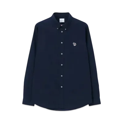Paul Smith Sports Stripe Zebra One Point Long Sleeve Shirt "Navy"