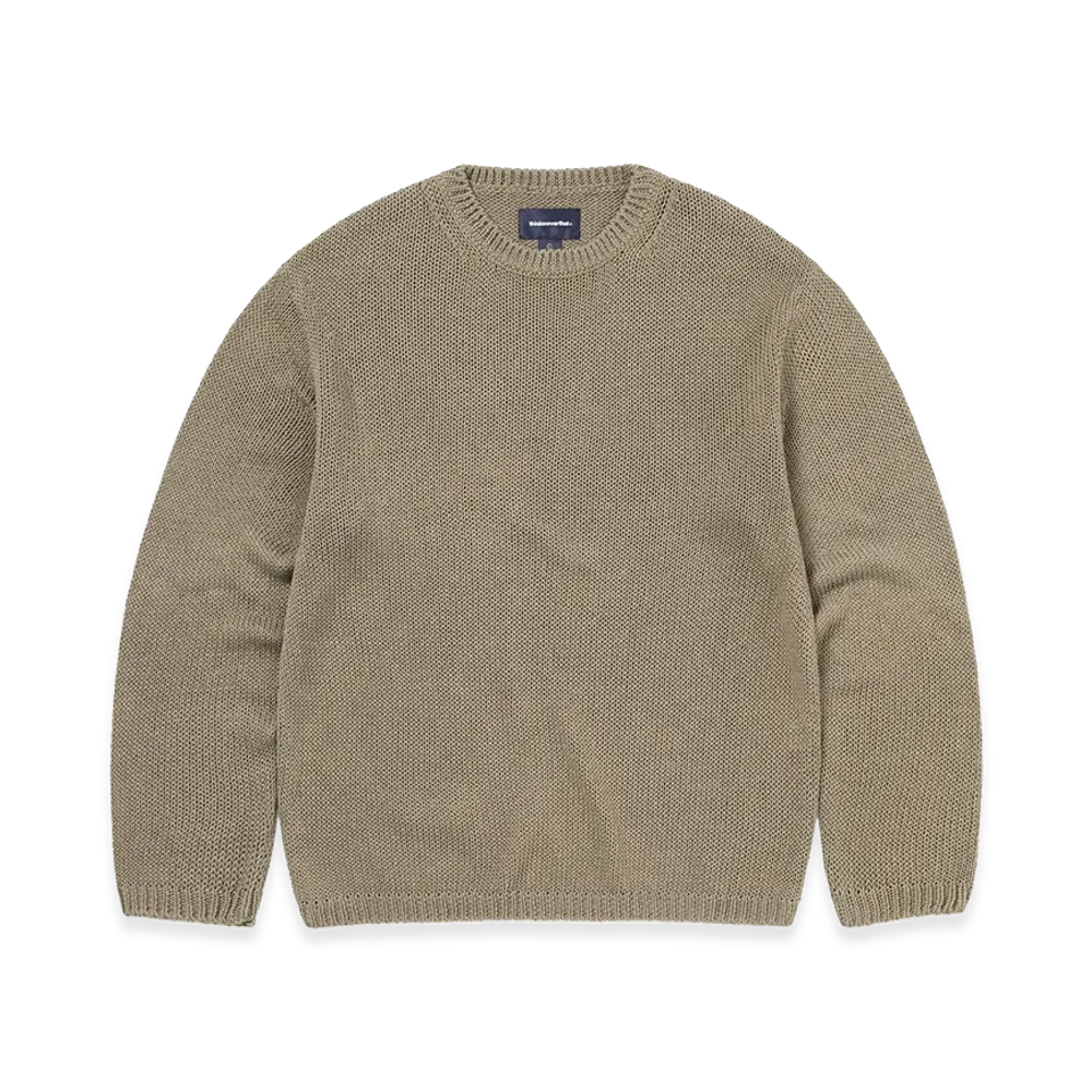 thisisneverthat Loose Gauge Knit Crew "Light Brown"