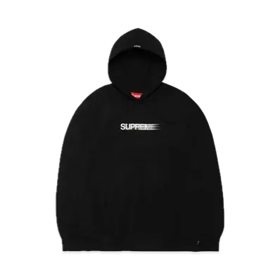 Supreme Motion Logo Hooded Sweatshirt "Black" (20SS)