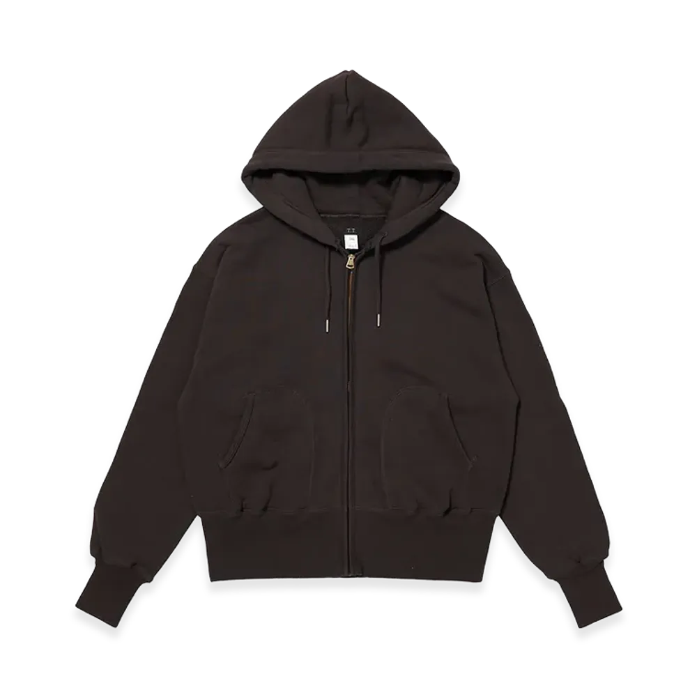 T.T Taiga Takahashi LOT.615 Full Zip Sweat Parka "Brown"