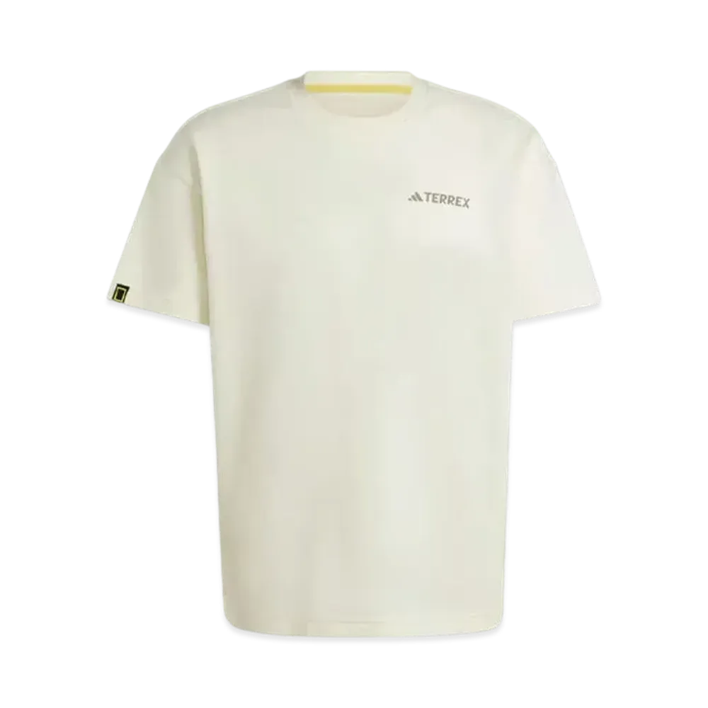 adidas National Geographic Graphics Short Sleeve T-Shirt (Gender Neutral) "Ivory"