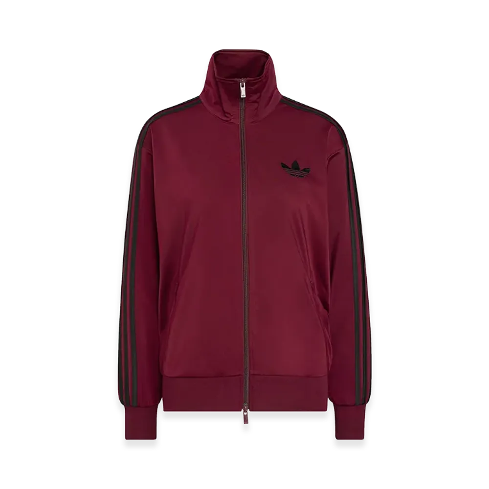 adidas Women's Firebird Track Top Loose "Maroon/Black"