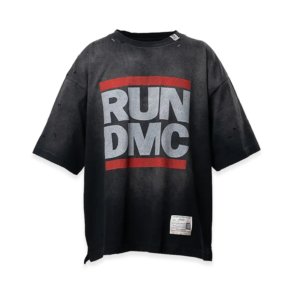 Maison MIHARA YASUHIRO x U/MUSIC Run-D.M.C. Graphic T-shirt "Black"