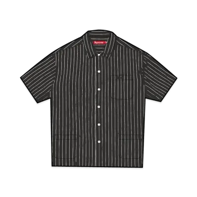 Supreme Stripe S/S Pajama Shirt "Black"