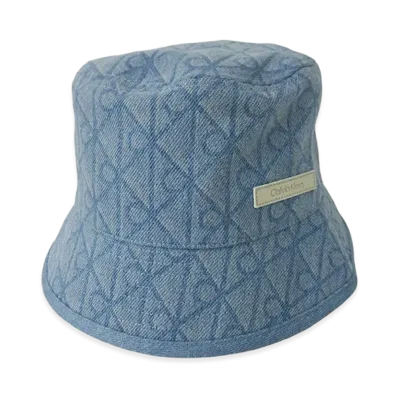 Calvin Klein Denim Emblem Burnout Bucket "Vintage Denim"