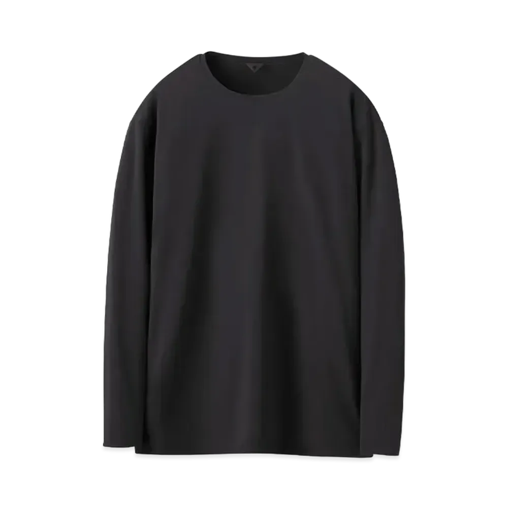 DESCENTE ALLTERRAIN Double Tailoring Crew Neck Shirts "Black"