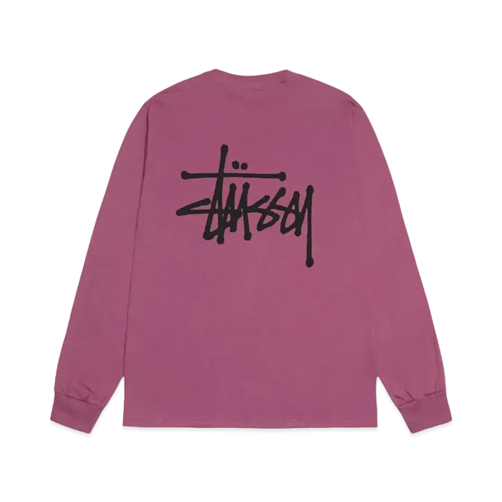 ステューシー ベーシック ステューシー ロングスリーブ Tシャツ "ベリー"