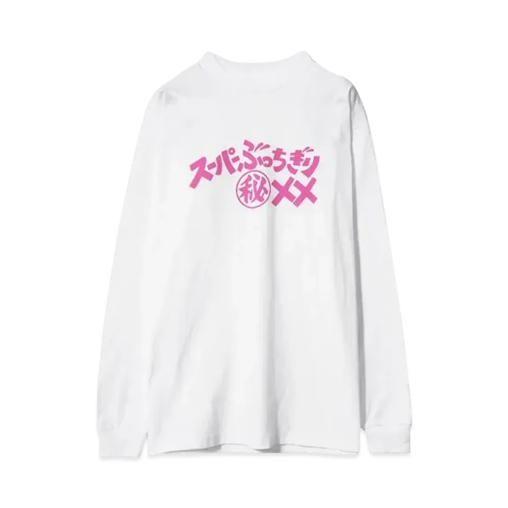 BUENA VISTA スーパーぶっちぎりマル秘×× L/S tee "WHITE"