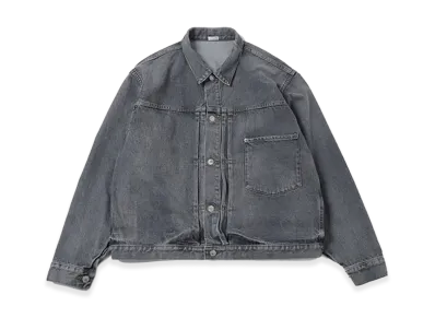 A.PRESSE Vintage Gray Denim Jacket "Gray"