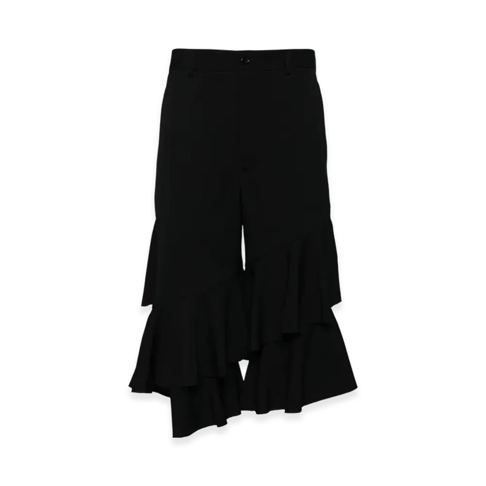 BLACK COMME des GARCONS Ruffle Shorts "Black"