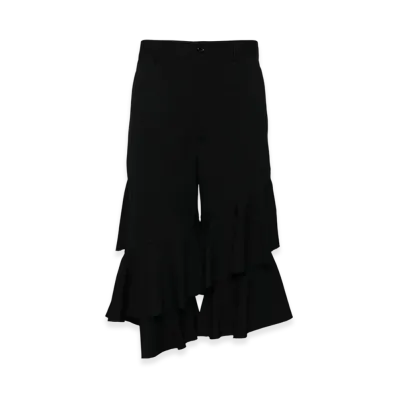 BLACK COMME des GARCONS Ruffle Shorts "Black"
