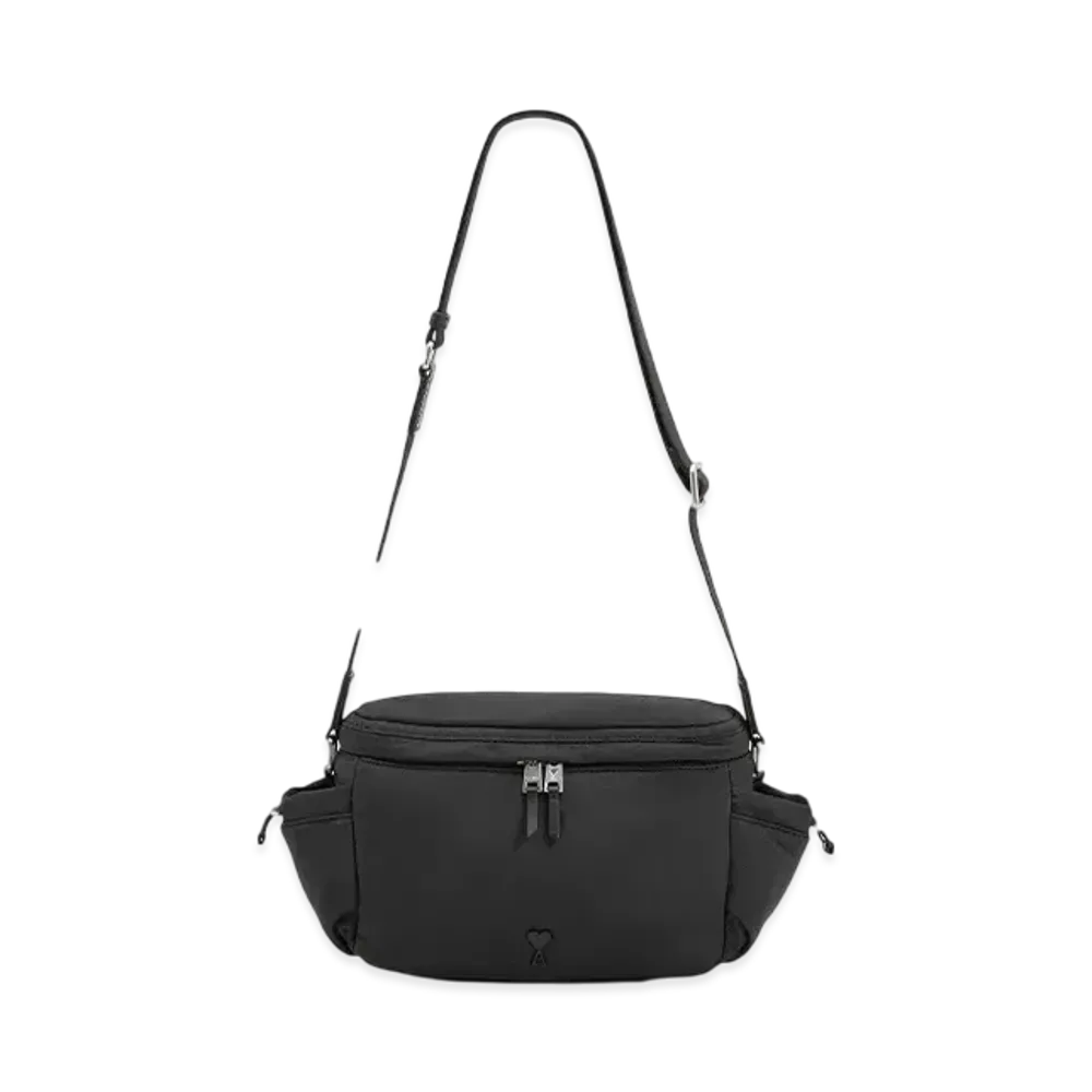 AMI PARIS Amidoucourt Messenger Bag "Black"