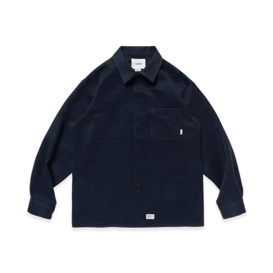 WTAPS Crumb / LS / Poly. Tweed. Textile "Navy"
