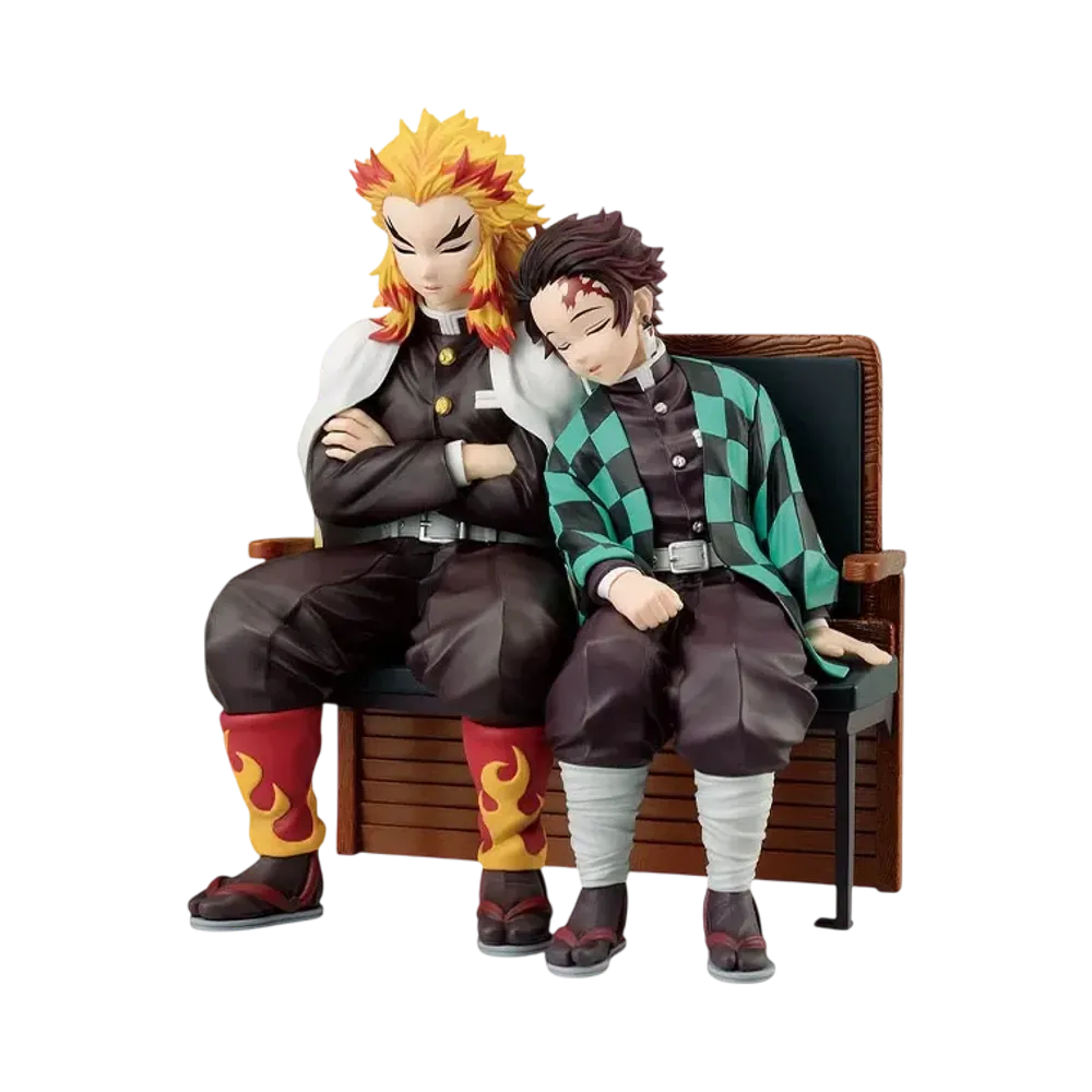 BANDAI "Ichiban Kuji" -Demon Slayer: Kimetsu no Yaiba ~Connected Trajectories~- B Prize Revible Moment Tanjiro Kamado & Kyojuro Rengoku