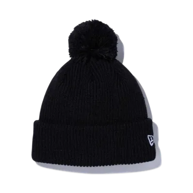 NEW ERA Kid's Pom Pom Knit Rib "Black"