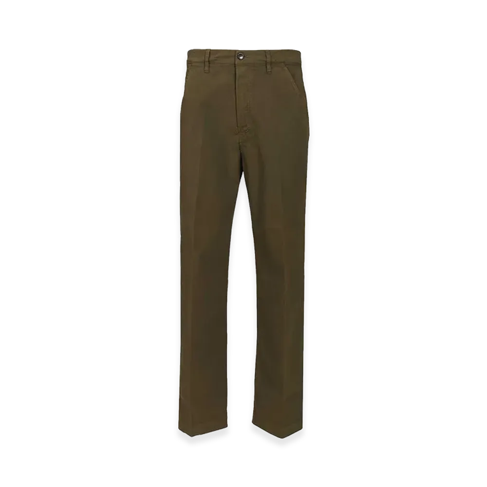 DRIES VAN NOTEN Long Trousers "Green"