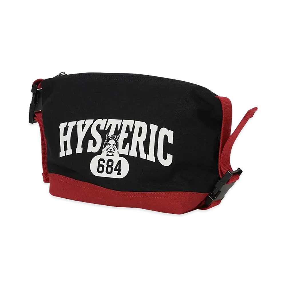 HYSTERIC GLAMOUR Evil College Pouch "Black"