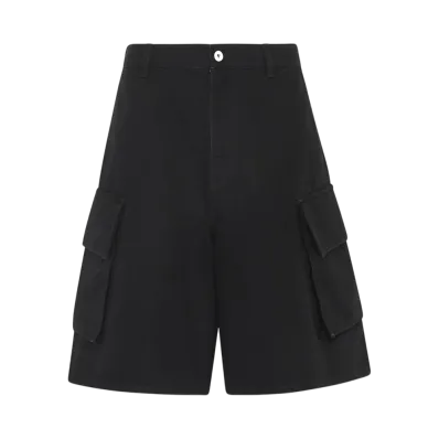 JW ANDERSON Cargo Denim Shorts "Black"