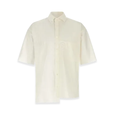 MM6 Maison Margiela Bi-Material Shirt "White"