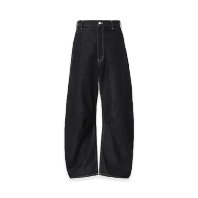 COMME des GARCONS HOMME Cotton Denim Curve Pants "Indigo Blue"