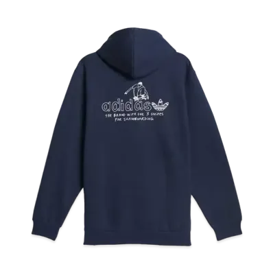 adidas Henry Jones Graphic Hoodie "College Navy/White"