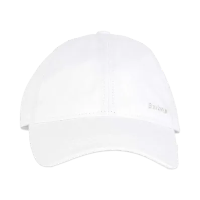 Barbour Olivia Sports 6-Panel Cotton Cap "White"