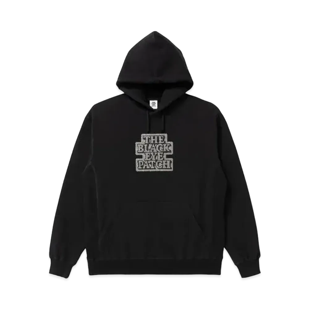 BlackEyePatch OG Label Rhinestone Hoodie "Black"