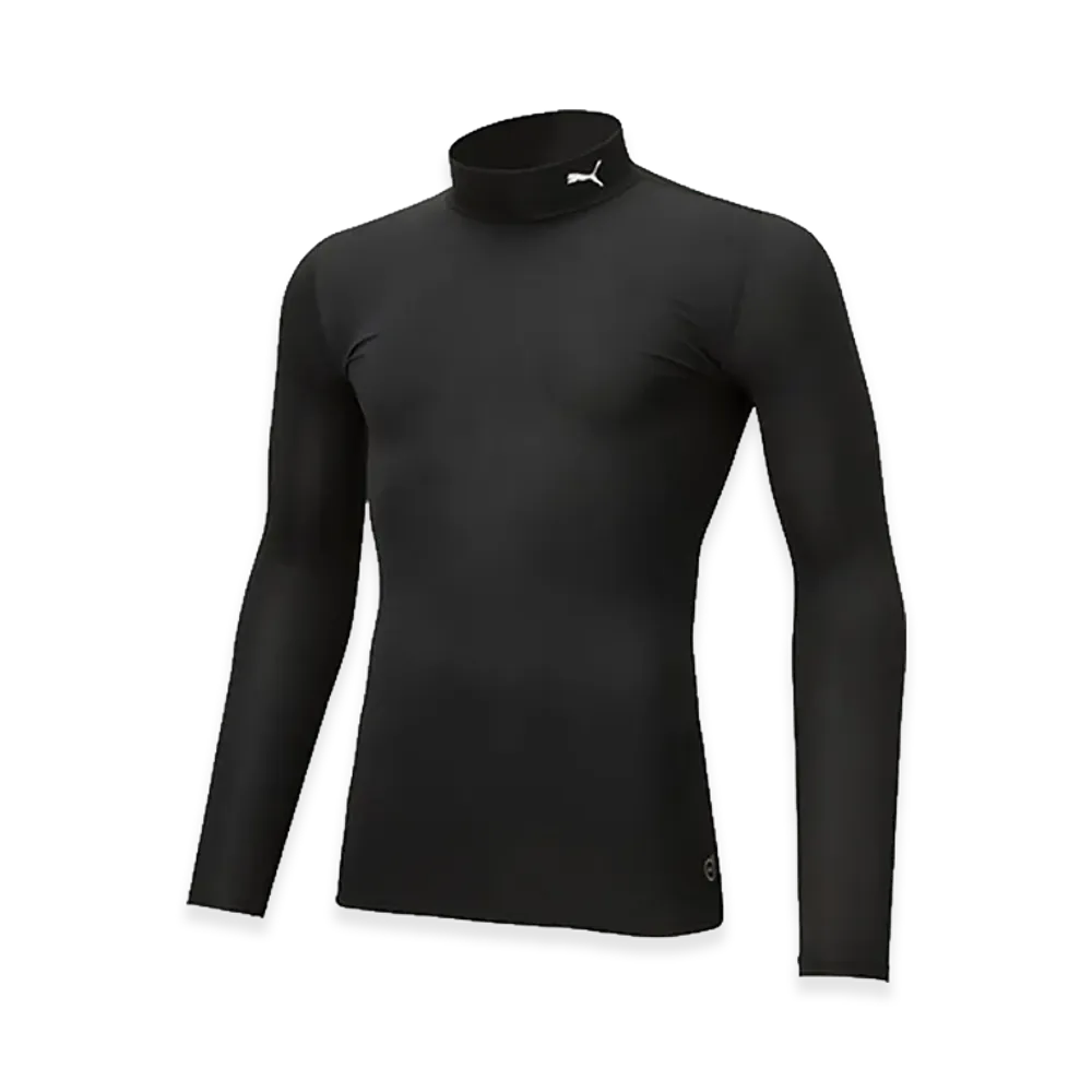 PUMA Compression Mock Neck Long Sleeve Shirt "Puma Black"