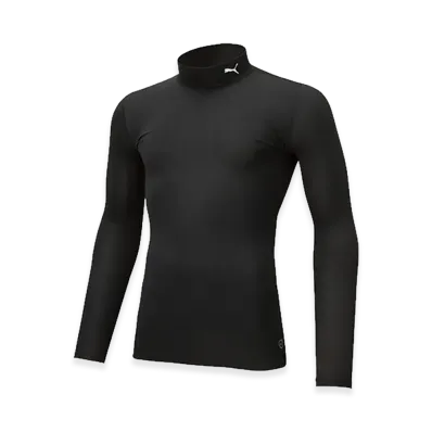 PUMA Compression Mock Neck Long Sleeve Shirt "Puma Black"