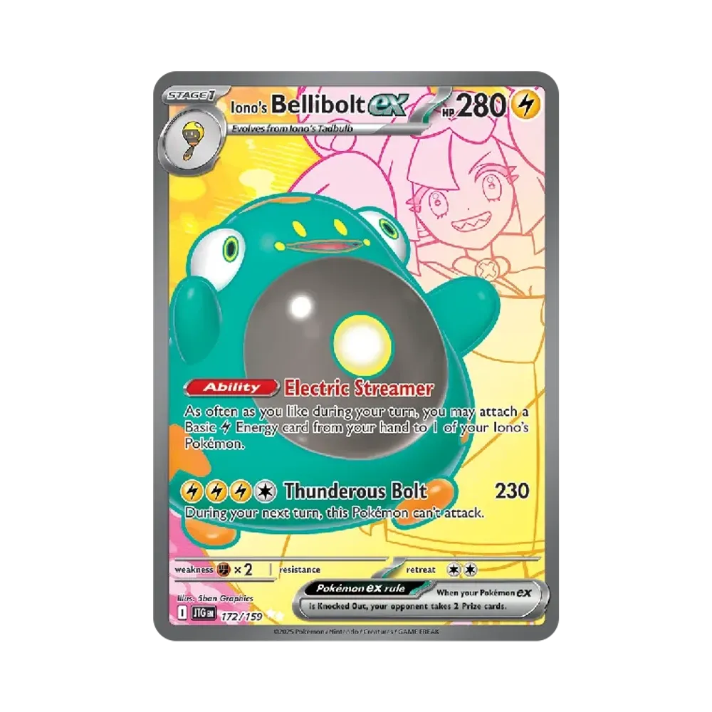 ナンジャモのハラバリーex UR [JTG EN 172/159]【英語版】(スカーレット&バイオレット「ジャーニートゥゲザー」)