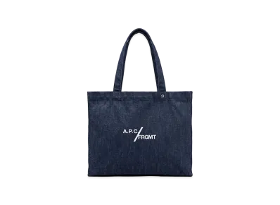 A.P.C. x Fragment Design Je Sors Ce Soir Shopping Bag "Indigo"