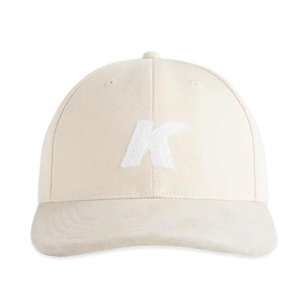 Kith Twill & Suede Aaron Classic Cap "Sandrift"
