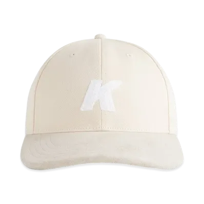 Kith Twill & Suede Aaron Classic Cap "Sandrift"