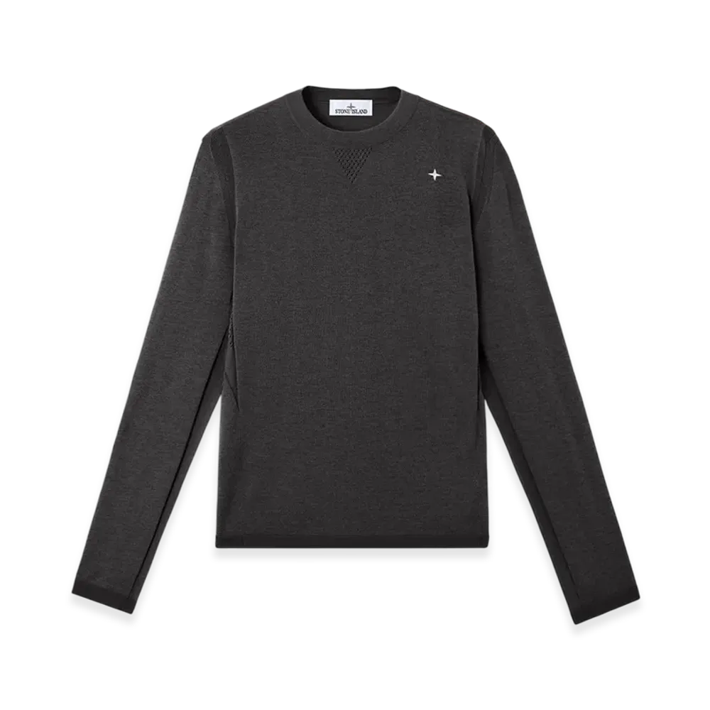 Stone Island 5100038 Primaloft Bio Recycled Polyester / Woolstone Island Stellina "Lead Gray"