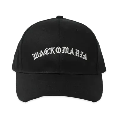 WACKO MARIA 6 Panel Cap "Black"