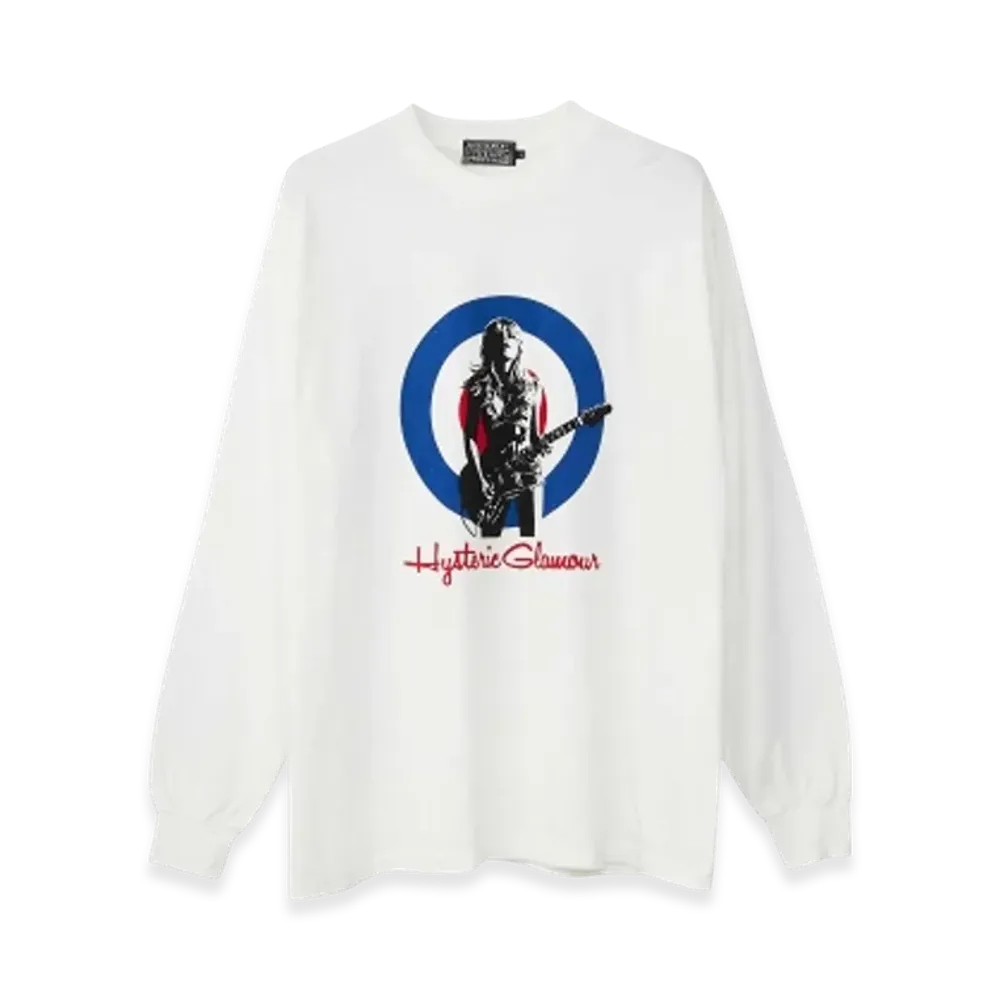 HYSTERIC GLAMOUR UK Tribute T-Shirt "White"