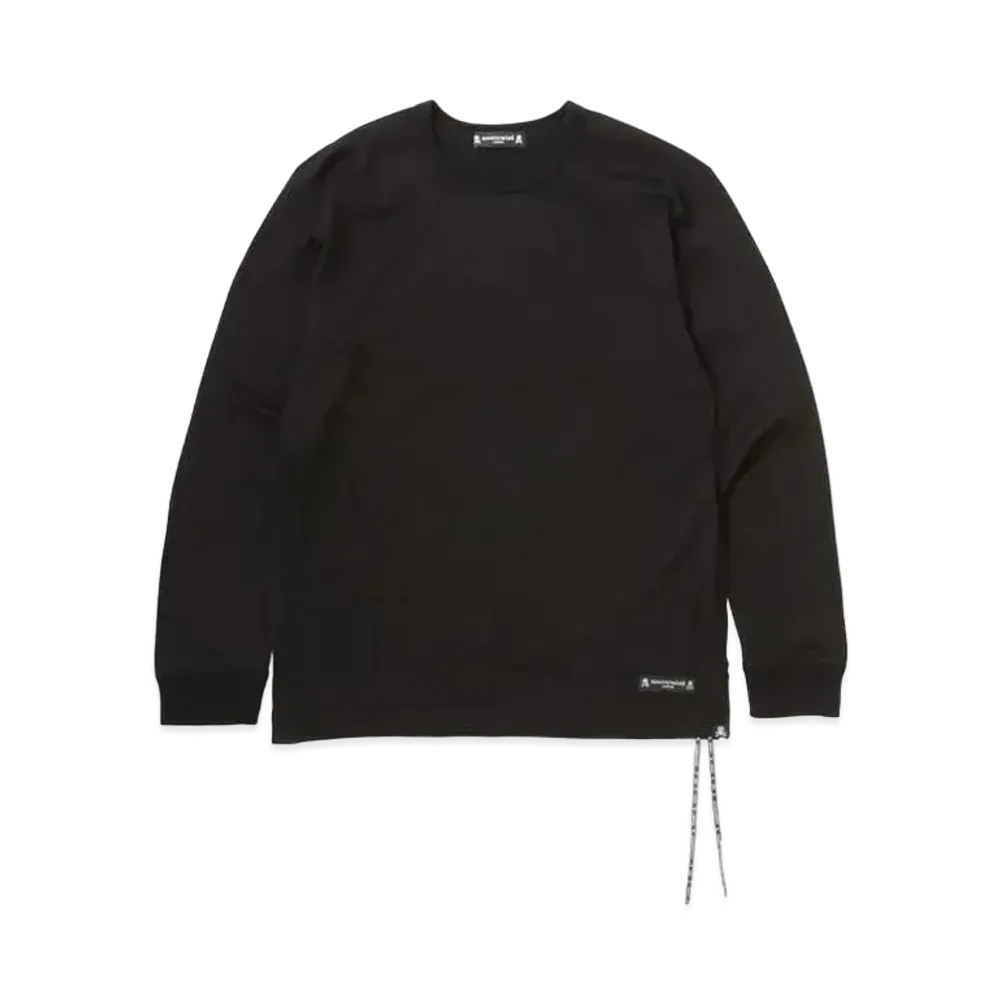 mastermind JAPAN Circle Logo LS Tee "Black"